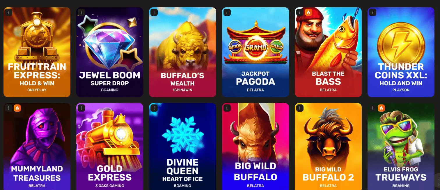 Giochi di Oliver Casino